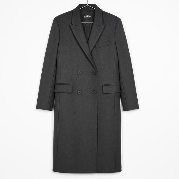 The Kooples Women’s Grey Wool Coat – Size 42 (US 10) – NWT – MSRP $695 - Picture 2 of 3